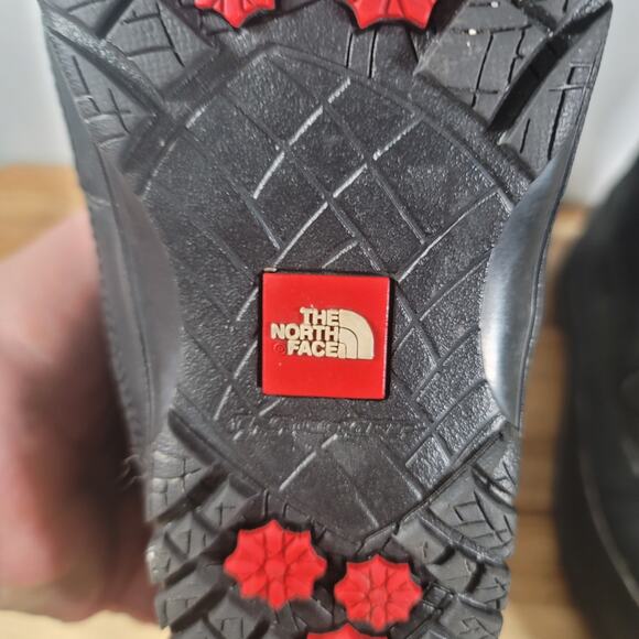 THE NORTH FACE Womens Nuptse Purna Black PrimaLoft Snow Boots Size 7 Faux Fur - Picture 15 of 16